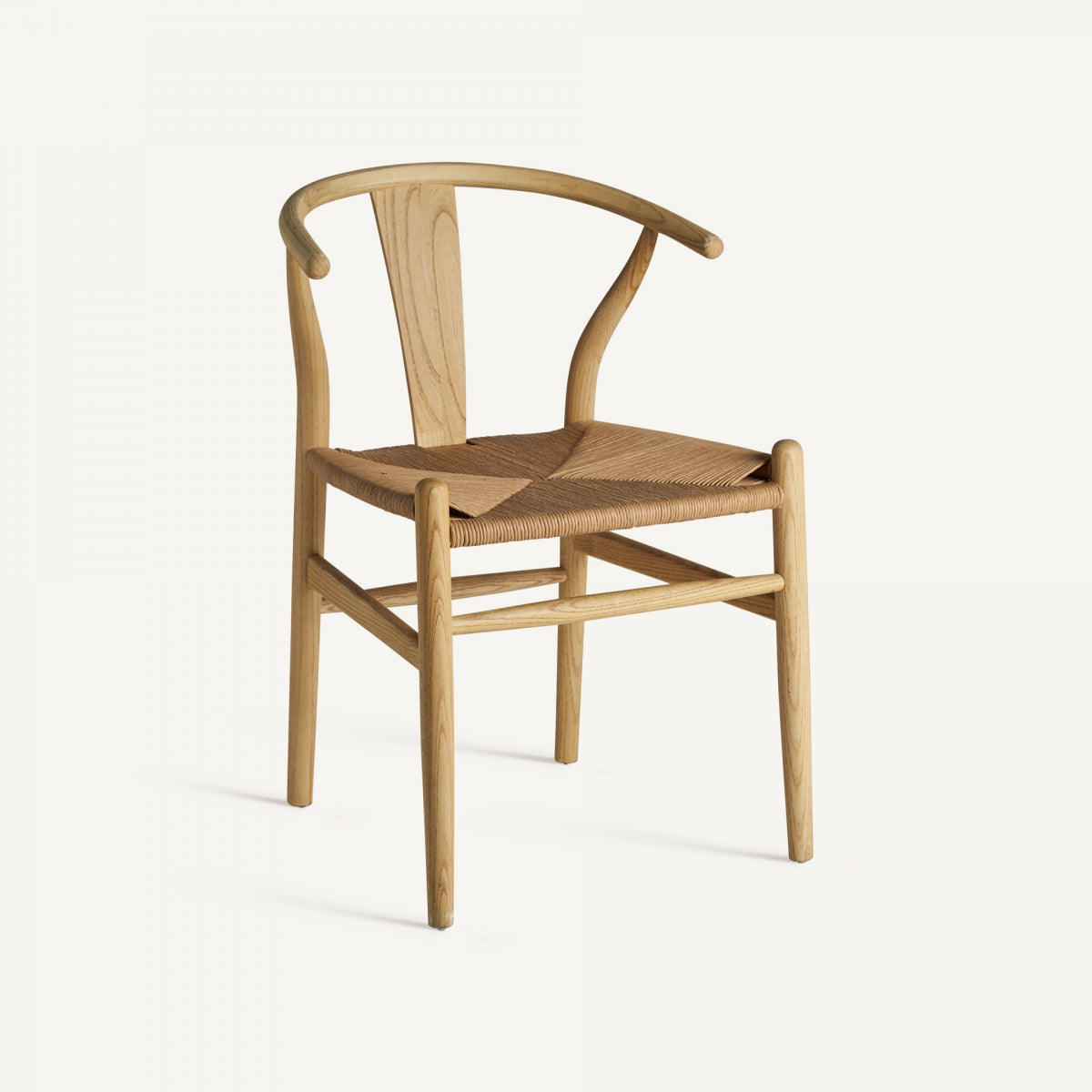 Chaise de salle à manger en bois d'orme