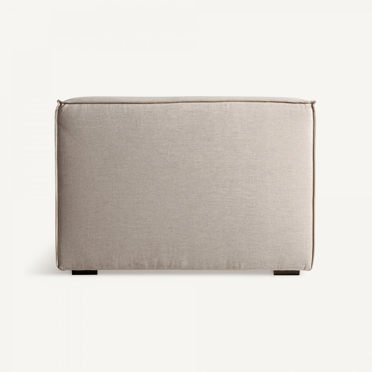 Fauteuil en lin blanc cassé