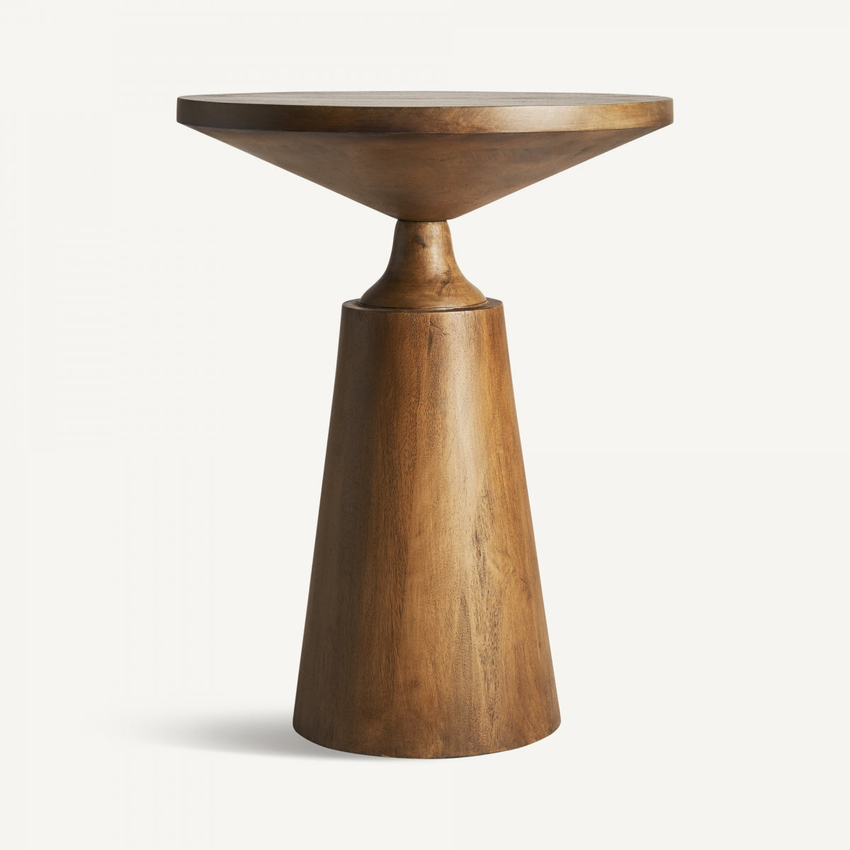 Table d'appoint en manguier marron