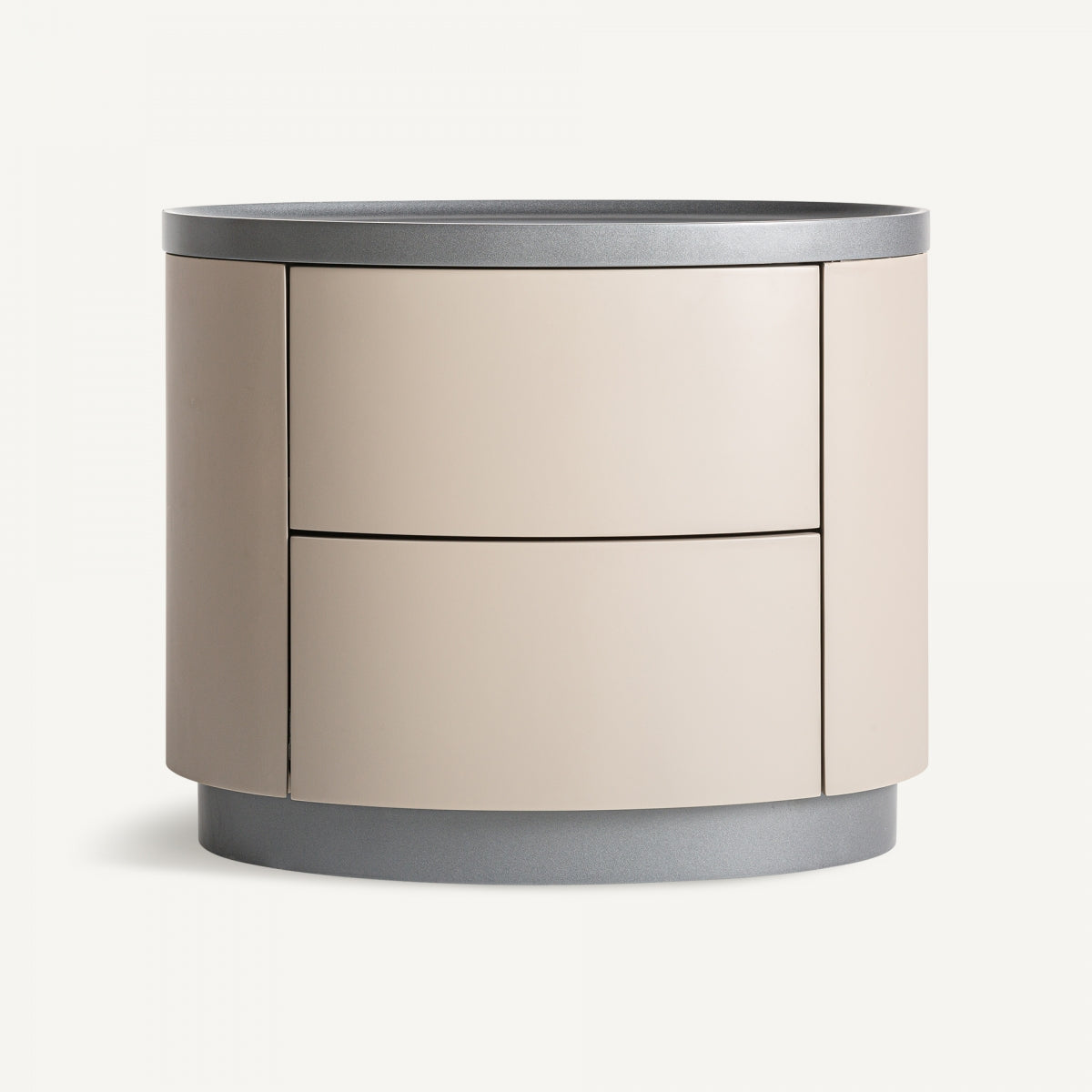 Table de chevet en bois crème