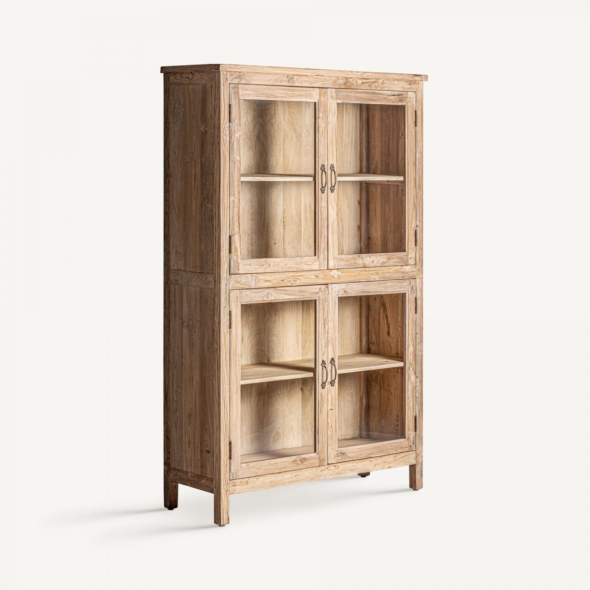 Vitrine en bois de pin