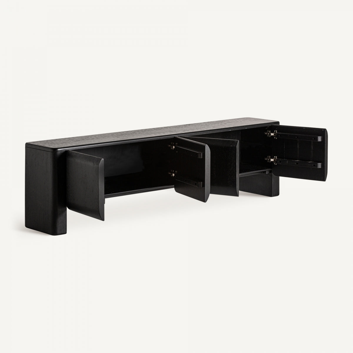 Meuble TV en manguier noir