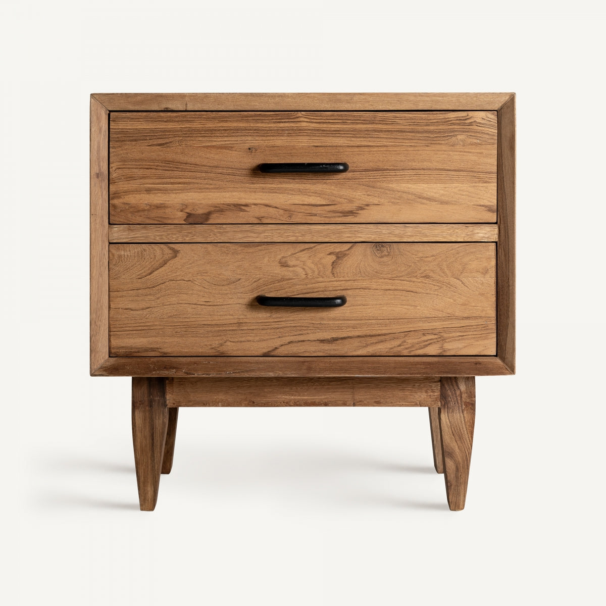 Table de chevet en bois recyclé