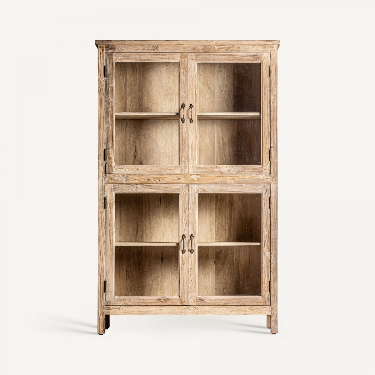 Vitrine en bois de pin