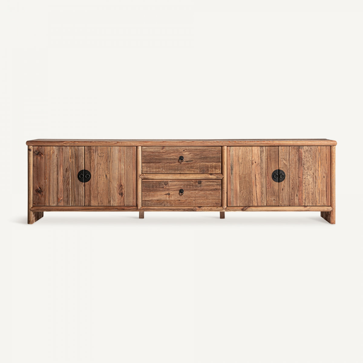 Meuble TV en bois de pin marron