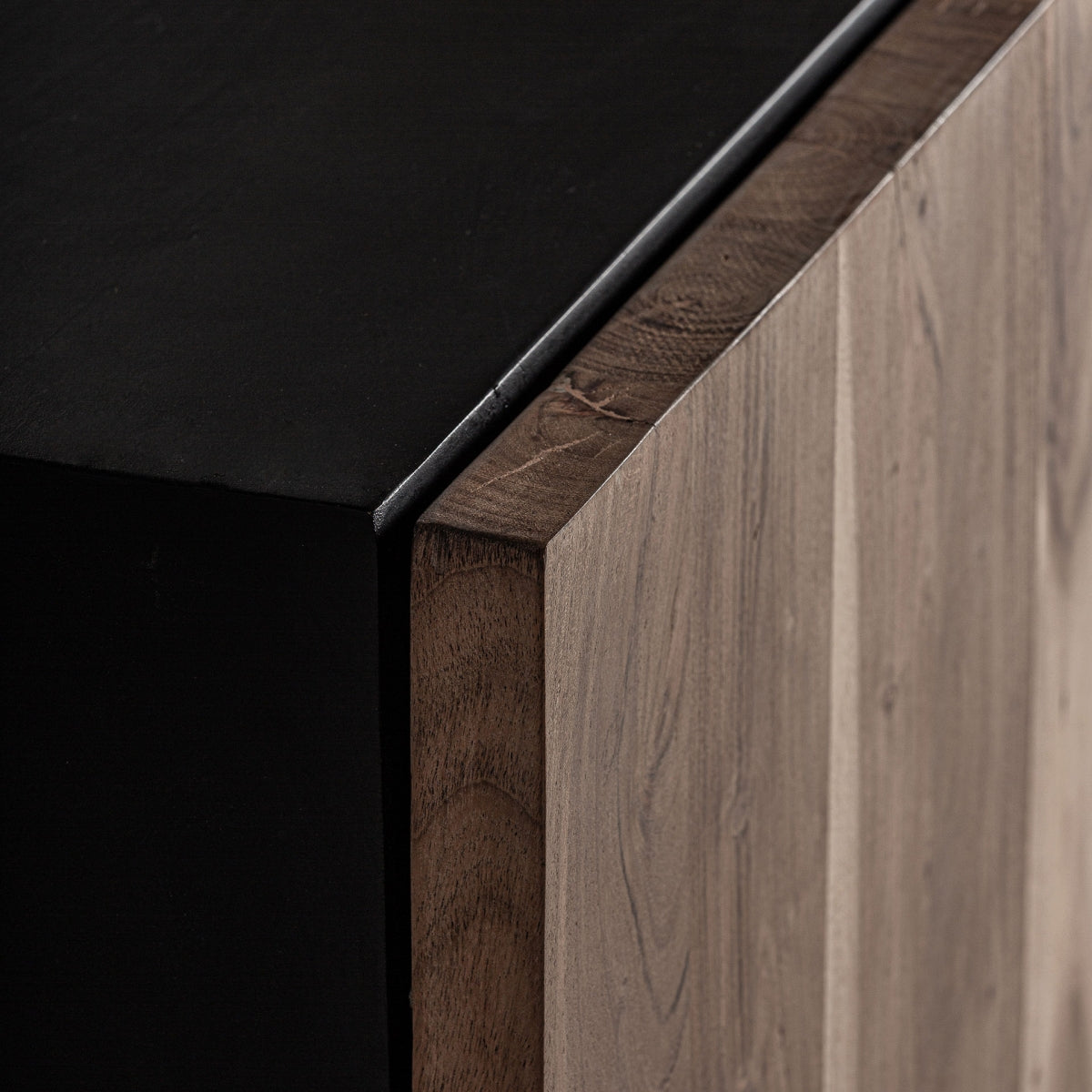 Buffet en bois de d'acacia marron