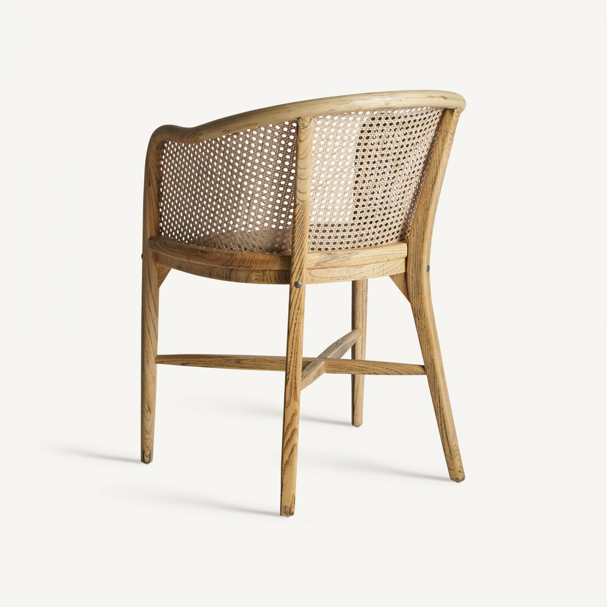 Fauteuil en bois de bouleau marron