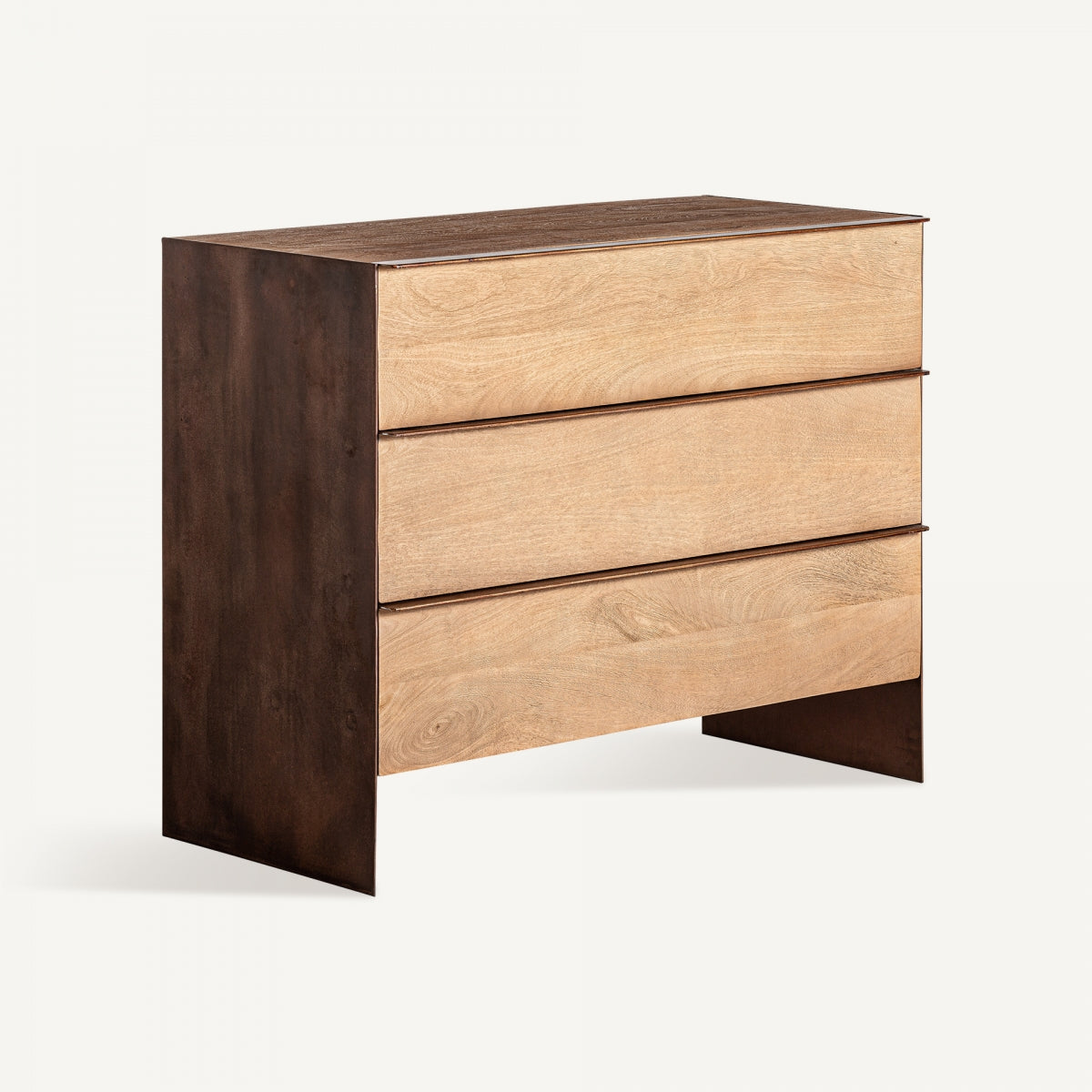Commode en manguier marron