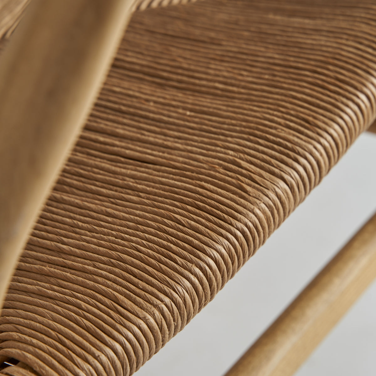 Chaise de salle à manger en bois d'orme
