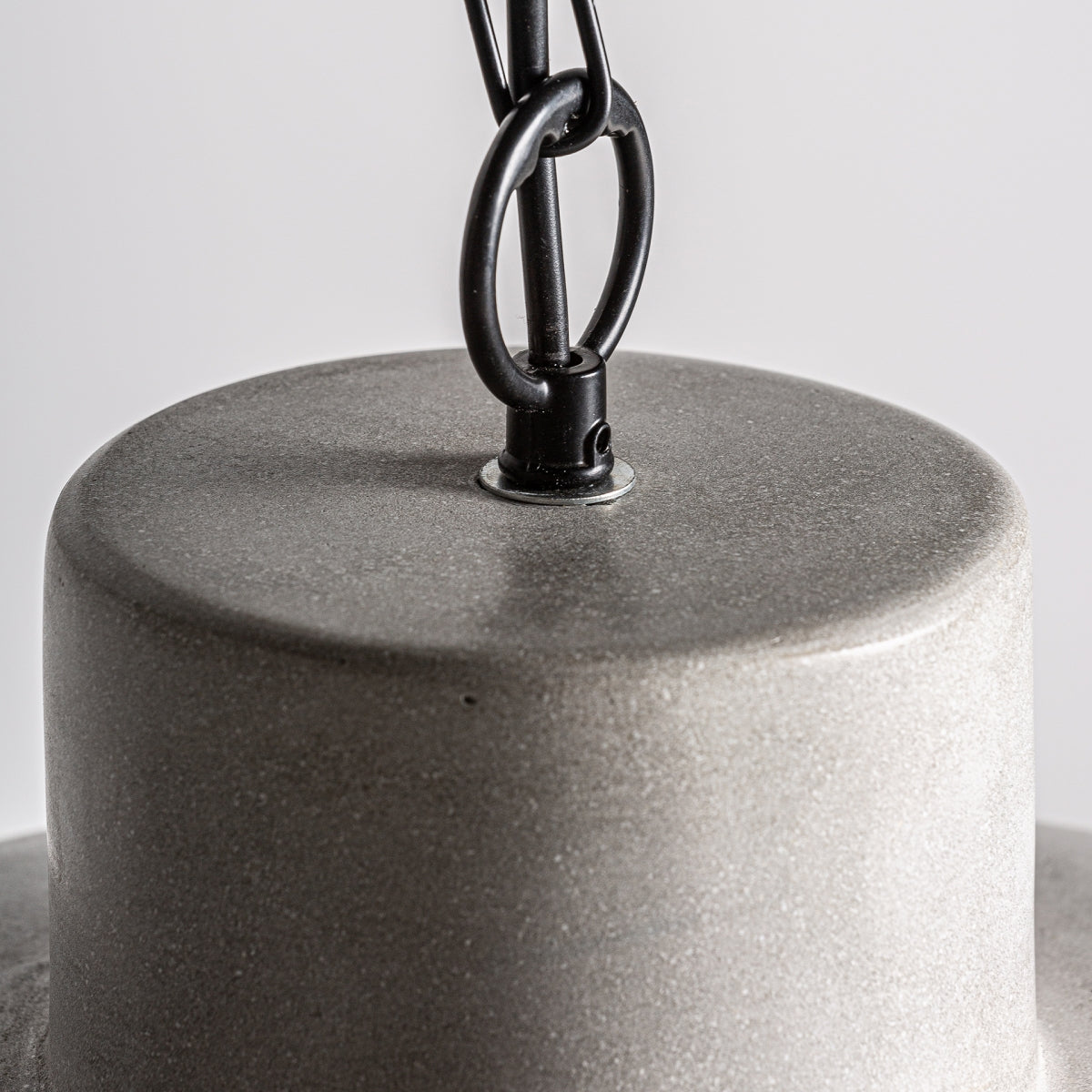 Lustre en ciment gris