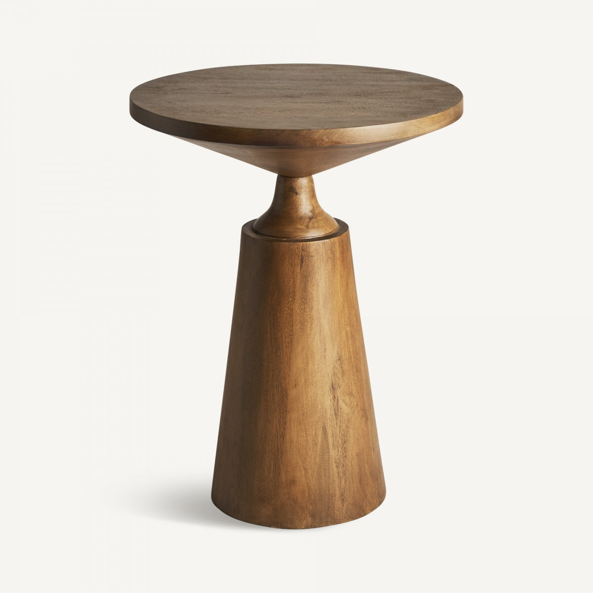 Table d'appoint en manguier marron
