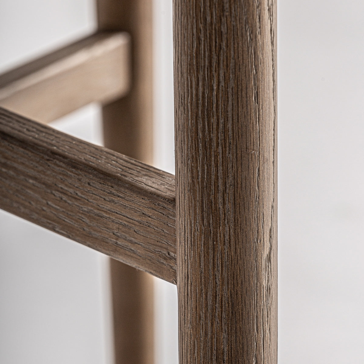 Chaise de bar en tissu blanc cassé