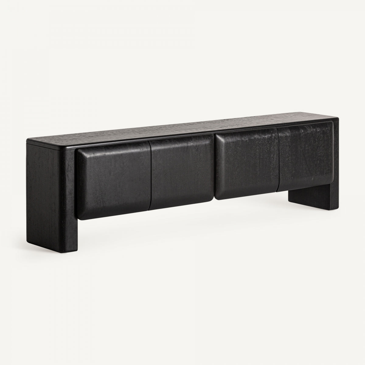 Meuble TV en manguier noir