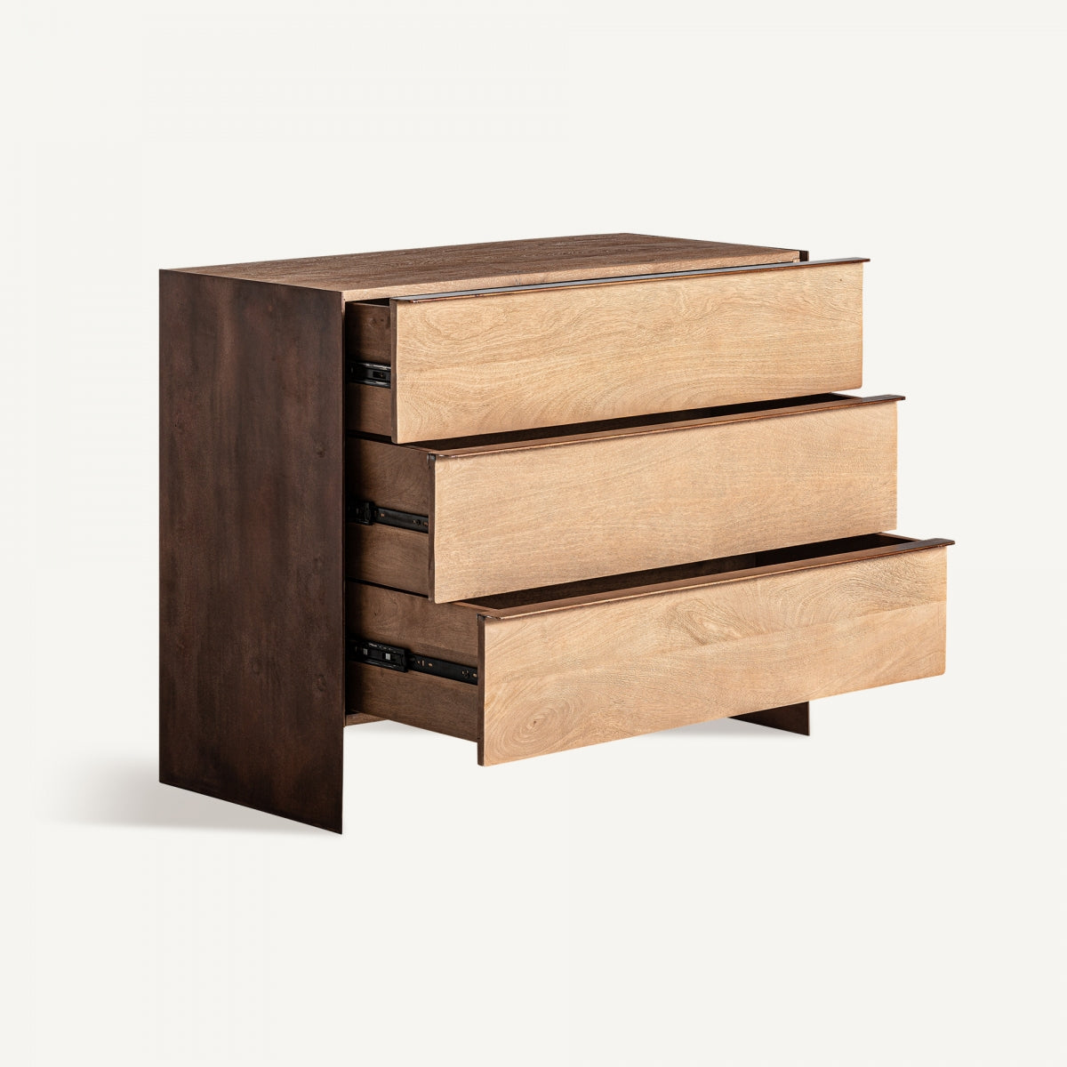 Commode en manguier marron