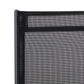 Ensemble de jardin Bern anthracite en aluminium 9 pièces