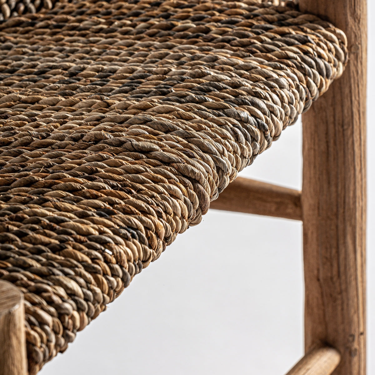 Chaise de salle à manger en fibre naturelle