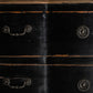 Commode en bois d'orme noir