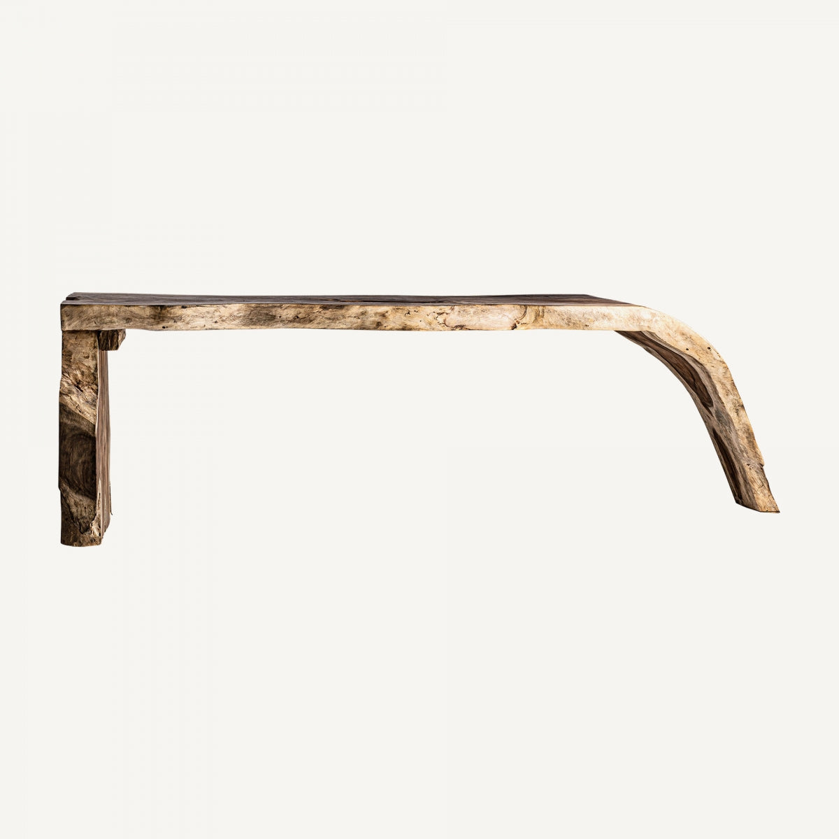 Console en bois de suar teinté