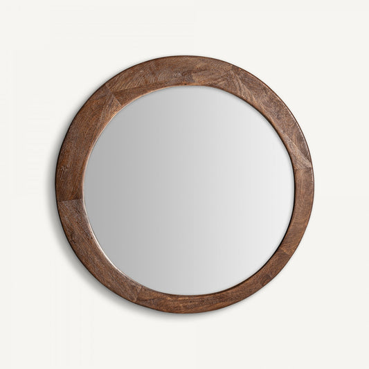Miroir en manguier marron