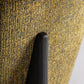 Chaise de salle à manger en tissu vert/jaune