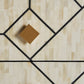 Commode en bois noir et incrustation d'os