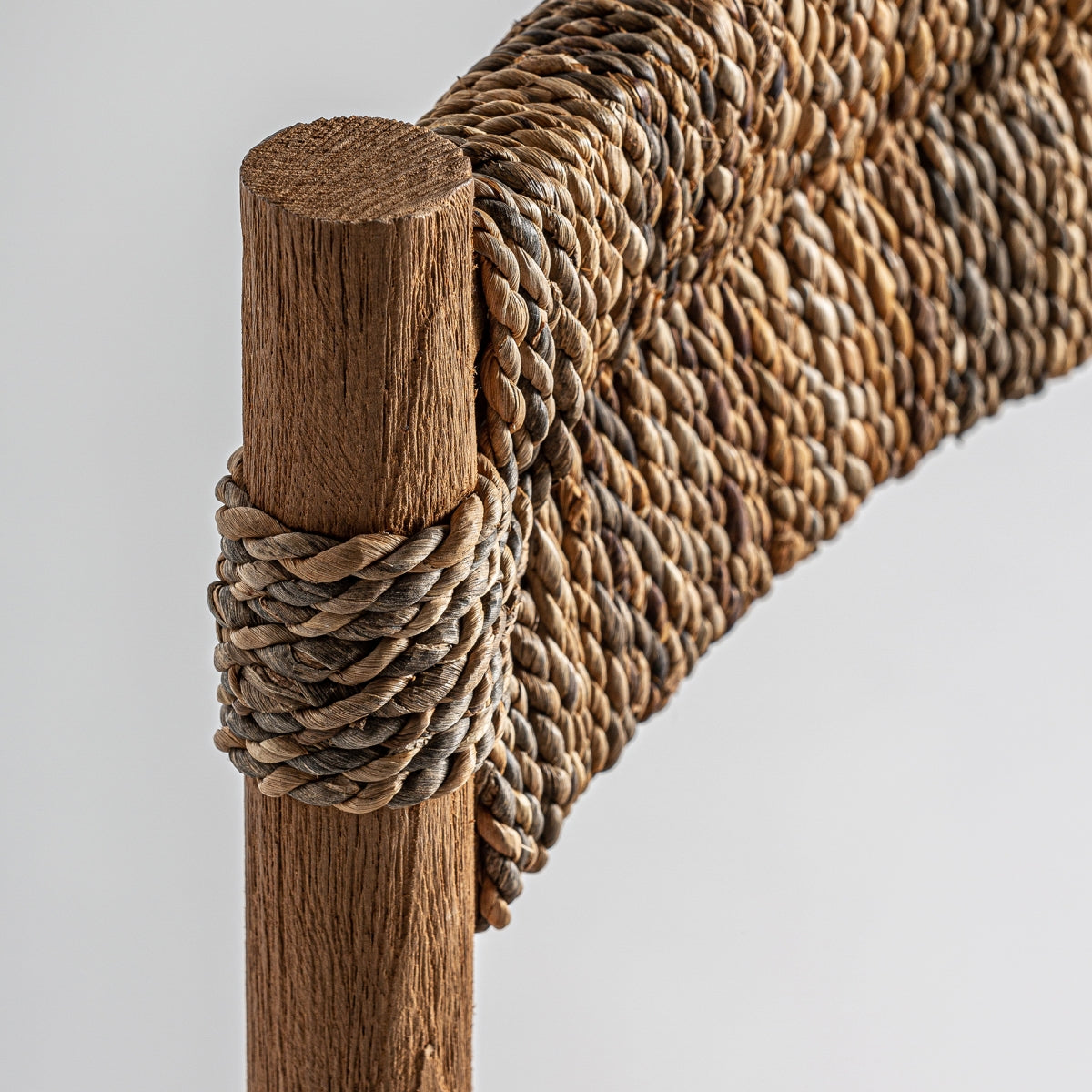 Chaise de salle à manger en fibre naturelle