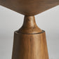 Table d'appoint en manguier marron