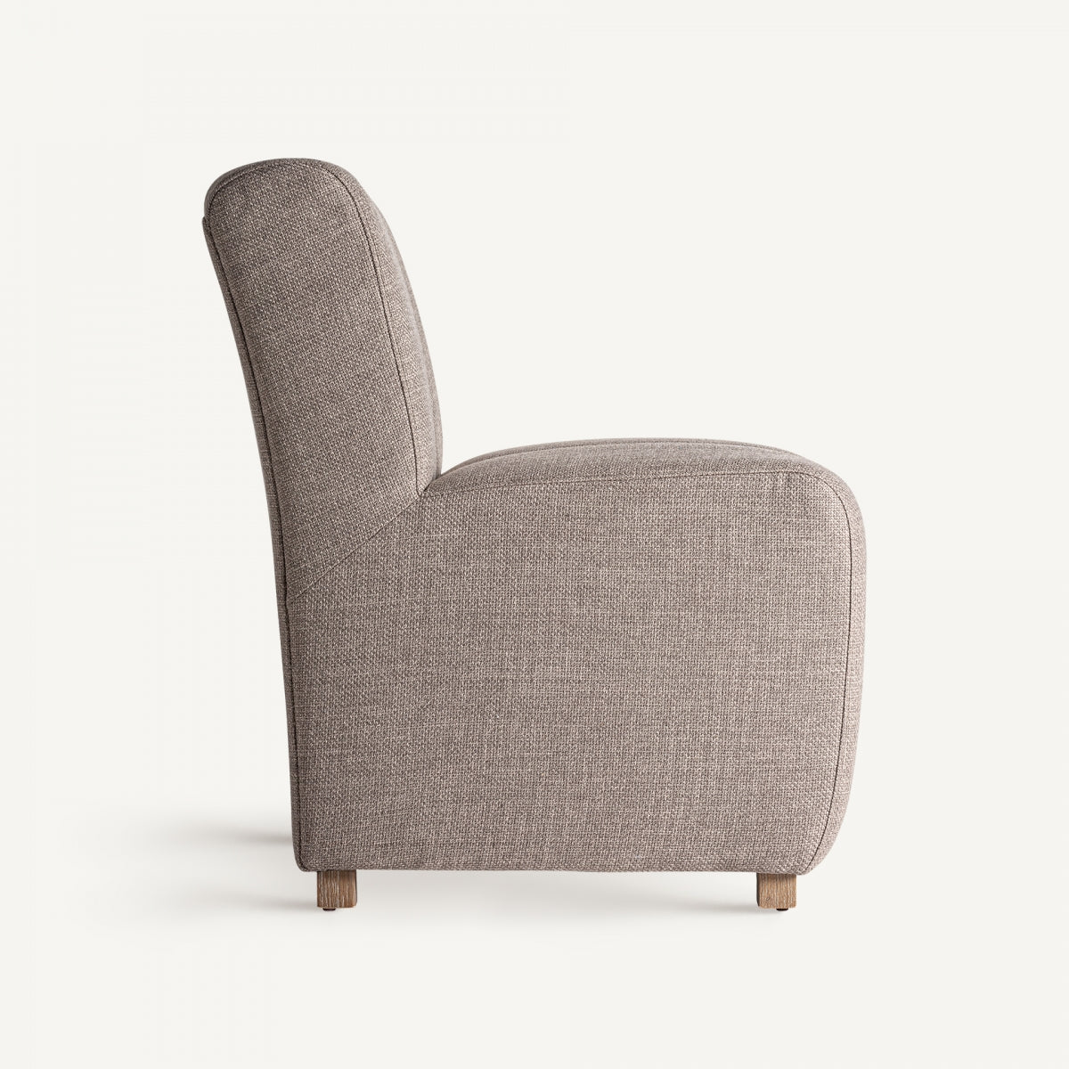 Fauteuil modulable en tissu marron