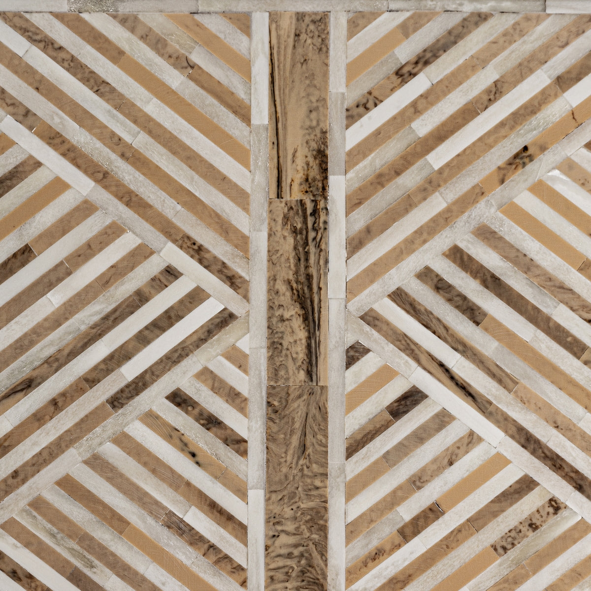 Buffet haut en bois de manguier noir