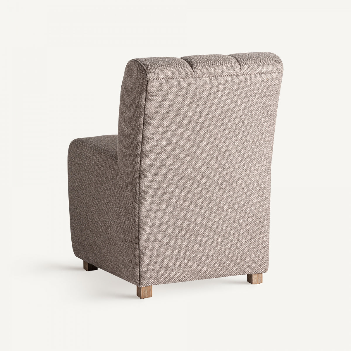 Fauteuil modulable en tissu marron