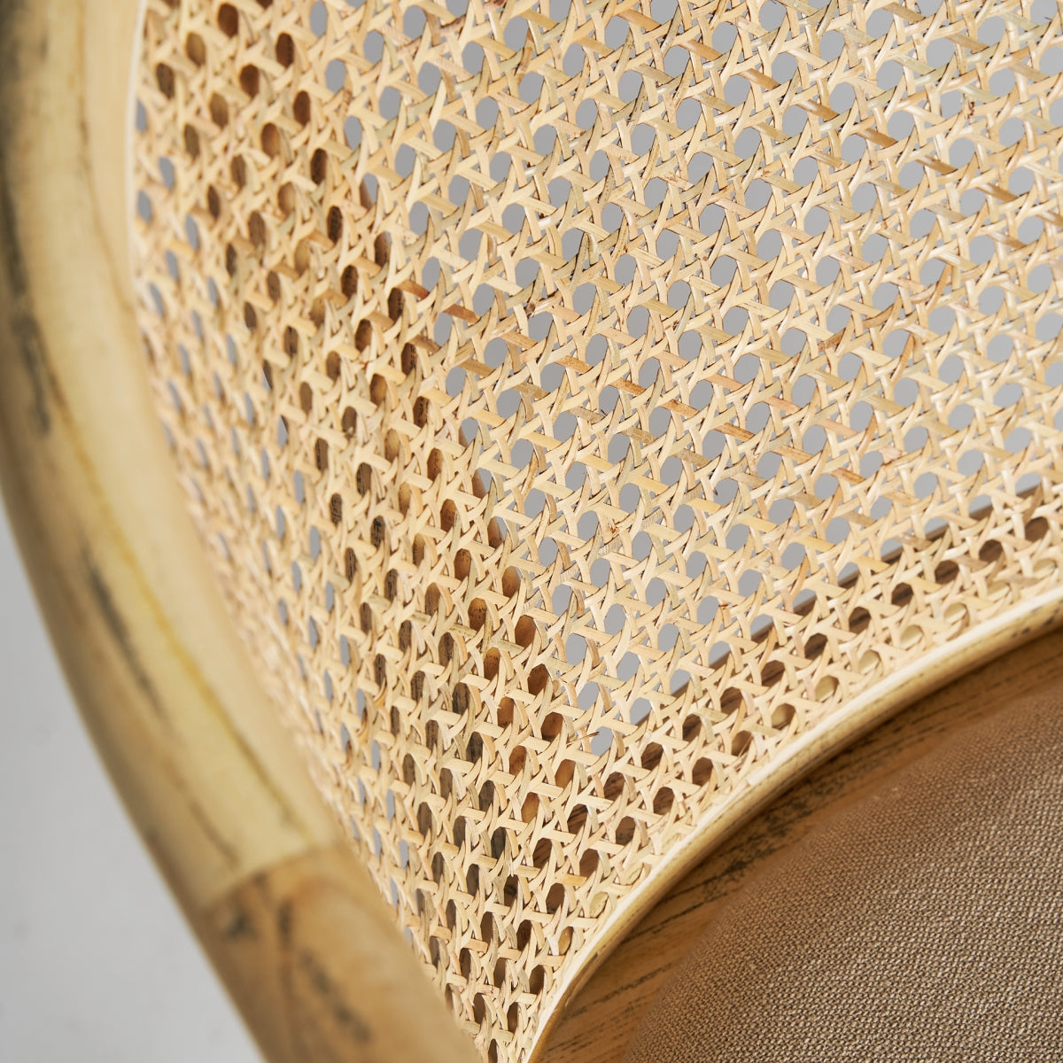 Fauteuil en bois de bouleau marron