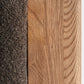 Chaise de salle à manger en tissu marron