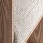 Chaise de salle à manger en tissu beige