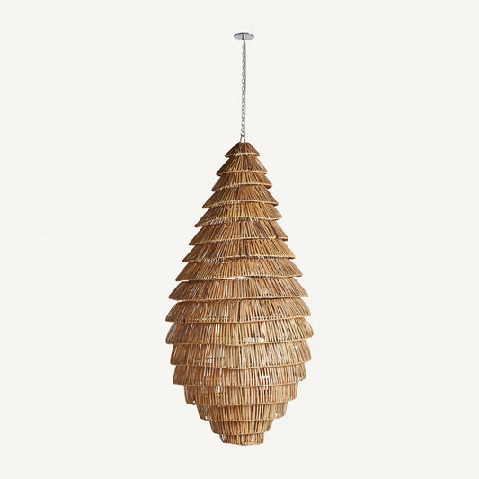 Lustre en rotin