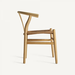 Chaise de salle à manger en bois d'orme