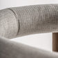 Chaise de bar en tissu blanc cassé