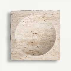 Vide-poche en marbre beige