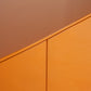 Meuble TV design en bois orange