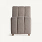 Fauteuil modulable en tissu marron