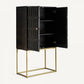 Buffet haut en bois de manguier