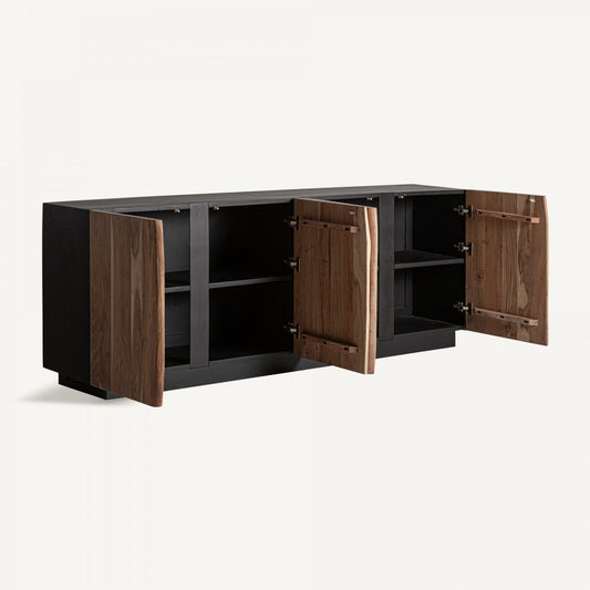 Buffet en bois de d'acacia marron