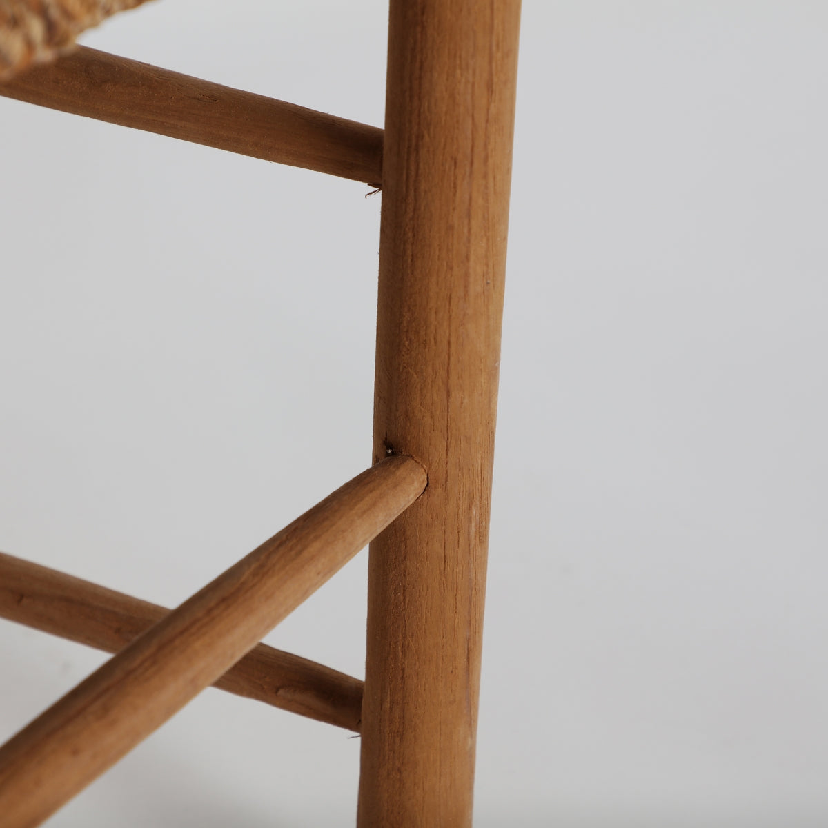 Chaise de salle à manger en fibre naturelle