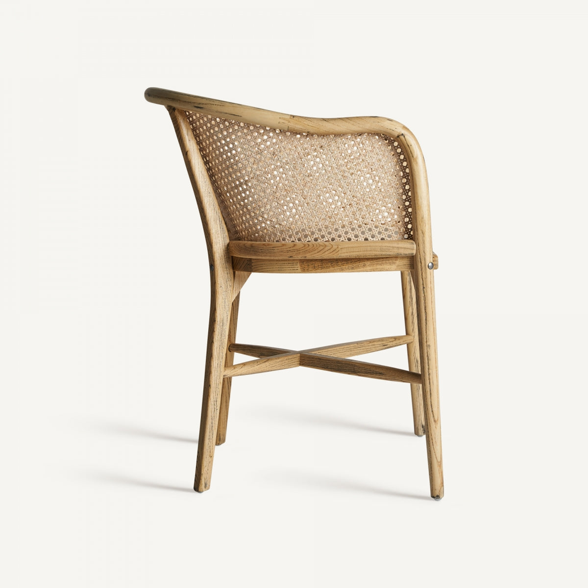 Fauteuil en bois de bouleau marron