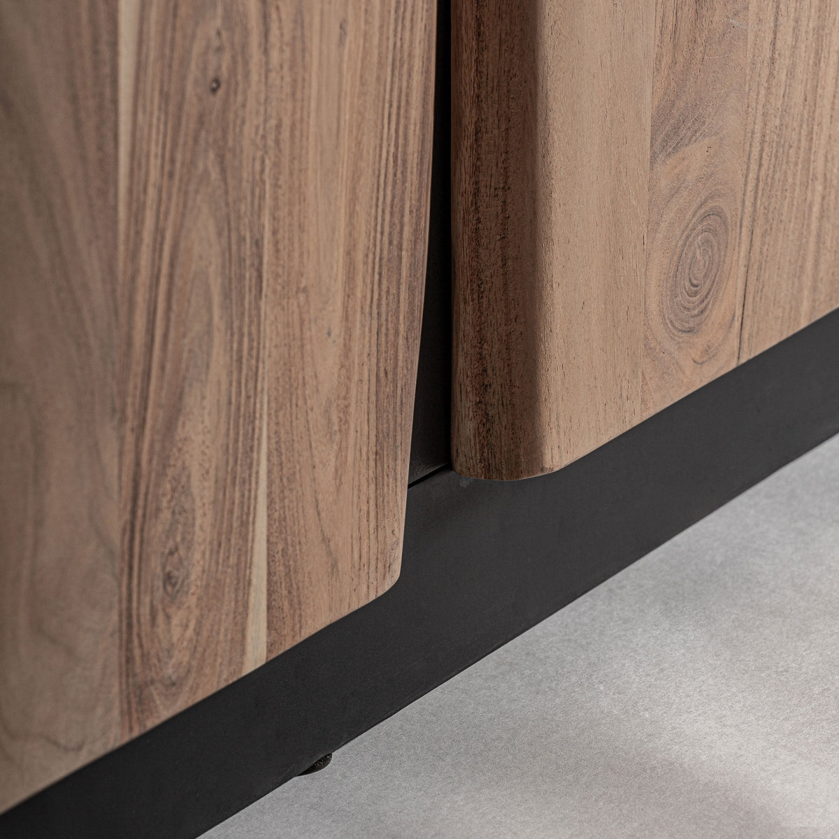 Buffet en bois de d'acacia marron