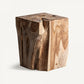 Table d'appoint en teck marron