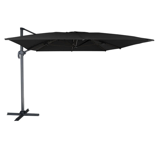 Parasol déporté rectangulaire 3x4m - Noir