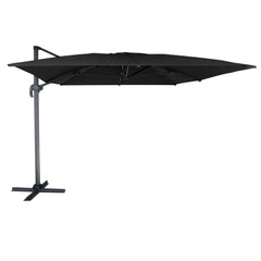 Parasol déporté rectangulaire 3x4m - Noir
