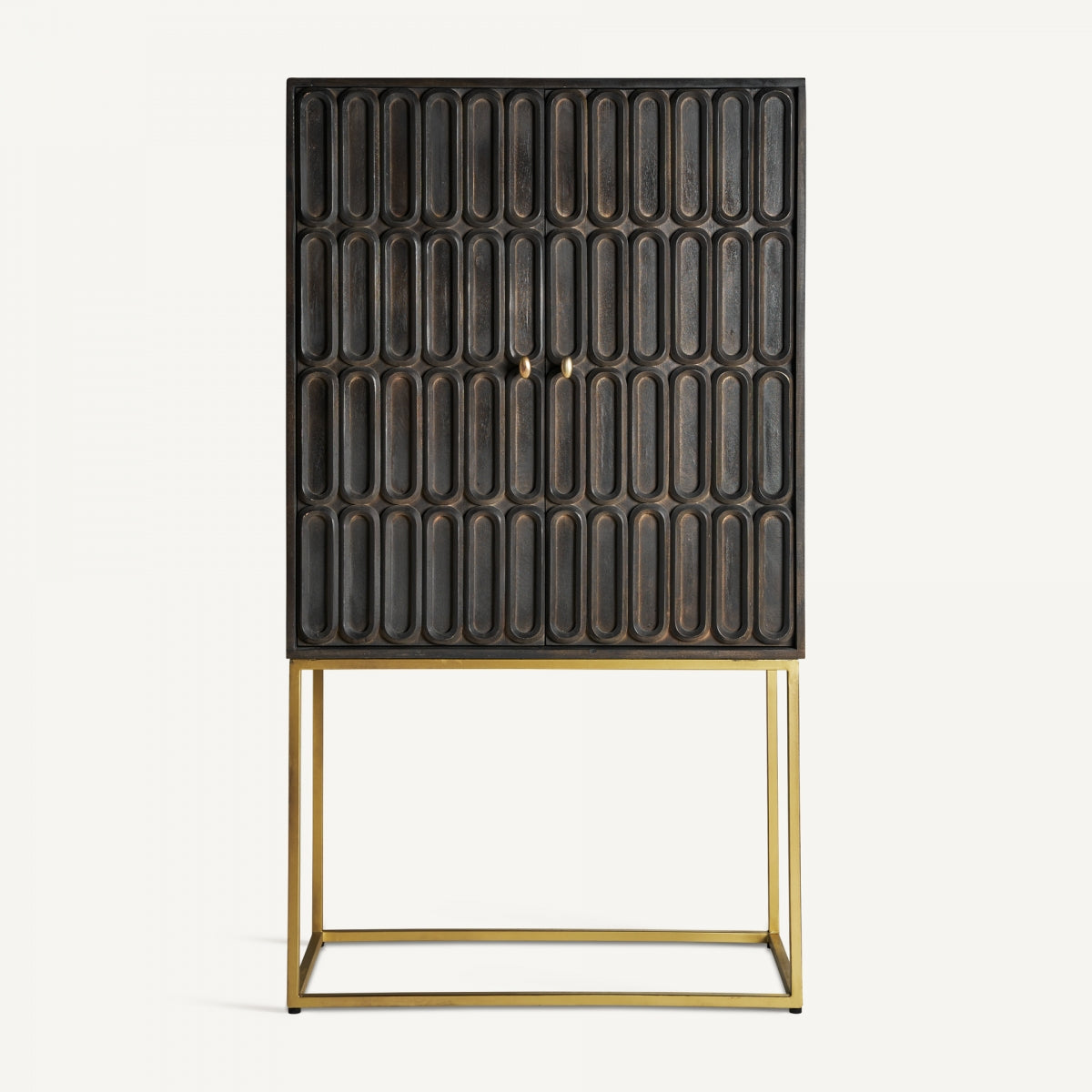 Buffet haut en bois de manguier