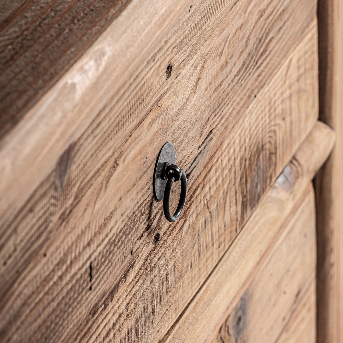 Meuble TV en bois de pin marron