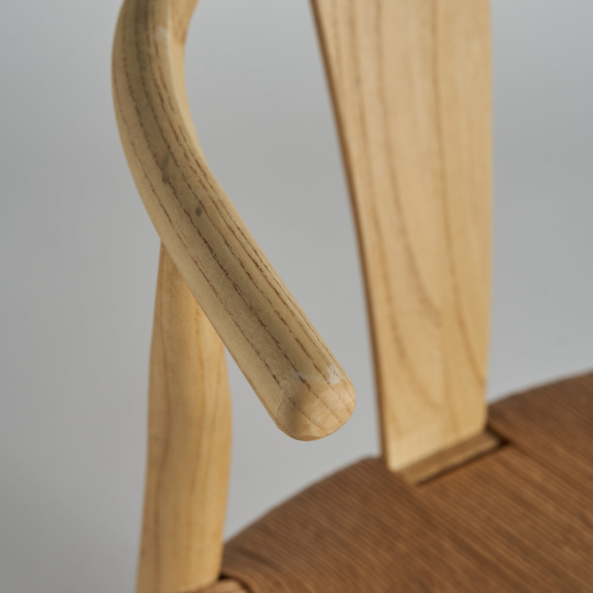 Chaise de salle à manger en bois d'orme